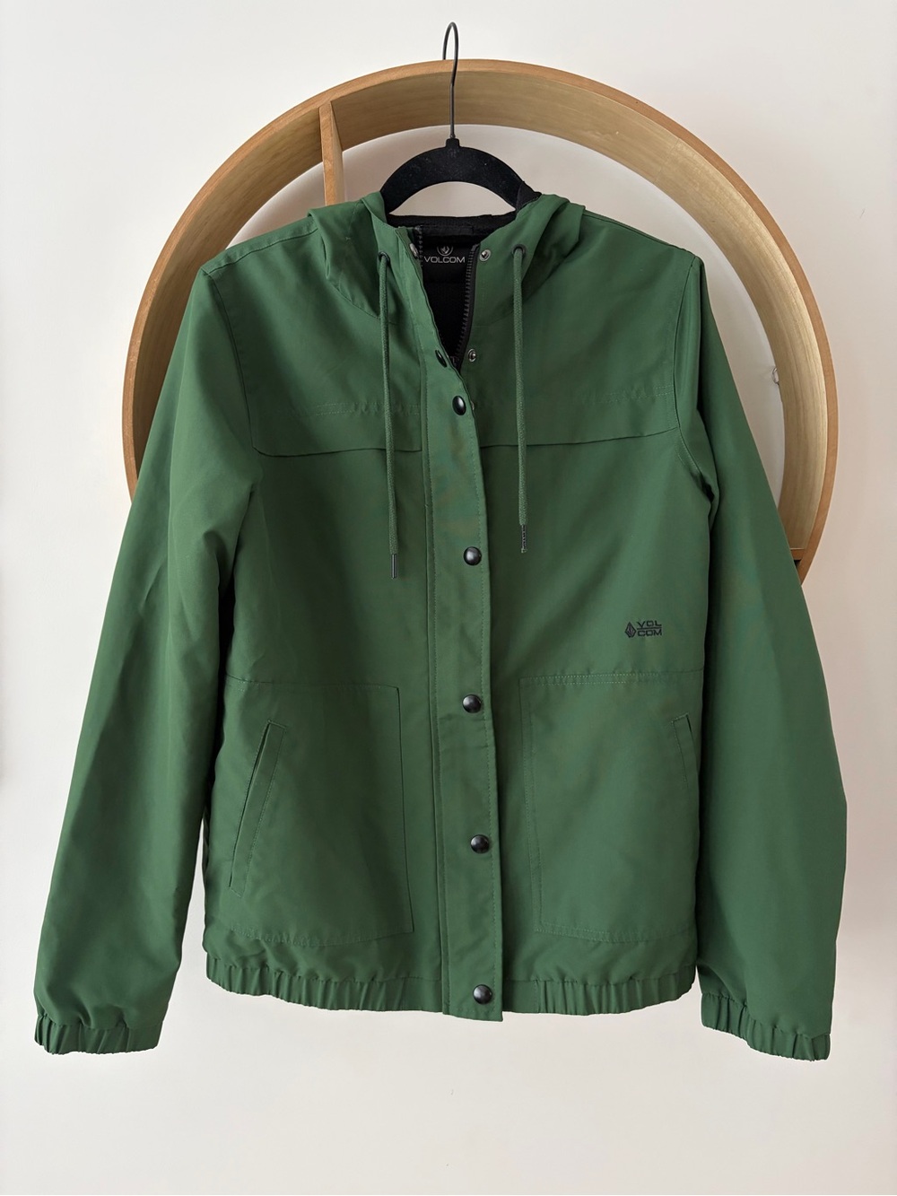 Volcom Women’s Green Hooded Jacket